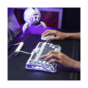 Teclado Gravastar Mercury V75 He 75% (Gs V75_gwt) Gaming, Mecha Gris, Mecanico, Switch Hall Effect, Sondeo De 8000 Hz, Accionamiento Ajustable, Rgb - Imagen 8