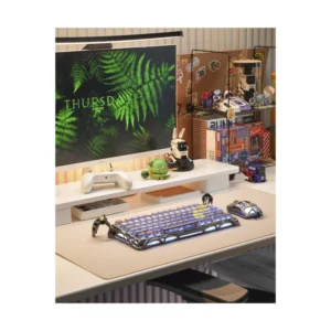 Teclado Inalambrico Gravastar Mercury K1 Pro 75% (Gs K1 Pro_s_cgry) Metal Cepillado, Mecanico, Switch Lineales, Aleacion De Aluminio, Led_rgb - Imagen 9