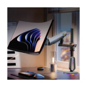 Brazo Soporte Para Monitor North Bayou V8 (1118751094) Gaming, Lake Blue, Rack Base, Para 32" A 60", De 2Kg Hasta 20Kg, Altura Ajustable, Luz Rgb - Imagen 12