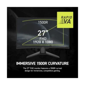 Monitor Gaming Msi 27" (Mag 274Cf X24) Curvo, Fhd, Va, Ai Vision, Hdmi/Dp, 0.5Ms, 240Hz - Imagen 4