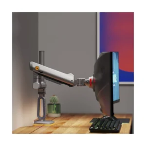 Brazo Soporte Para Monitor North Bayou V8 (1118751094) Gaming, Lake Blue, Rack Base, Para 32" A 60", De 2Kg Hasta 20Kg, Altura Ajustable, Luz Rgb - Imagen 8