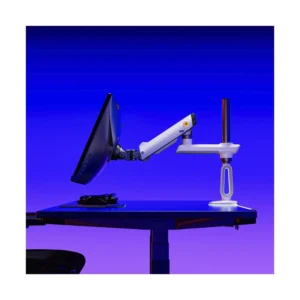 Brazo Soporte Para Monitor North Bayou E7 (1113421094) Gaming, Blanco, Rack Base, Para 32" A 60", De 2Kg Hasta 20Kg, Altura Ajustable, Luz Rgb - Imagen 10