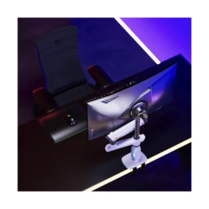 Brazo Soporte Para Monitor North Bayou E7 (1113421094) Gaming, Blanco, Rack Base, Para 32" A 60", De 2Kg Hasta 20Kg, Altura Ajustable, Luz Rgb - Imagen 11