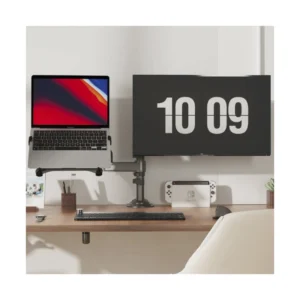 Brazo Soporte Para Laptop Y Monitor North Bayou H180+Fp2 (1100671106 H180-Fp2) Rack Base, Monitor 17" A 35", Laptop 13" A 17", De 2Kg Hasta 9Kg, 360 G - Imagen 3
