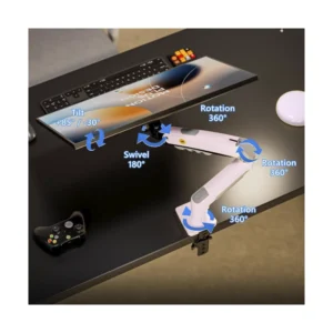 Brazo Soporte Para Monitor North Bayou F80-Xj (1100781095) Rosado, Rack Base, Para 17" A 30", De 2Kg Hasta 9Kg, Spcc Con Revestimiento Acabado - Imagen 3