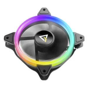Cooler Para Case Antec Neon 120 Argb (0-761345-40024-4) Negro, 120Mm, Conector 4 Pines (Pwm), Led-Argb - Imagen 3