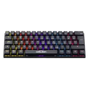 Teclado Halion Comanche 62 (Km201) Gaming, Mecanico, Switch Rojo, Led Rainbow - Imagen 3