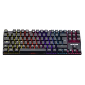 Teclado Halion Comanche 88 (Km202) Gaming, Mecanico, Switch Rojo, Led Rainbow - Imagen 4
