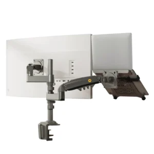 Brazo Soporte Para Laptop Y Monitor North Bayou H180+Fp2 (1100671106 H180-Fp2) Rack Base, Monitor 17" A 35", Laptop 13" A 17", De 2Kg Hasta 9Kg, 360 G - Imagen 4