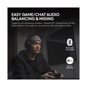 Auricular Inalambrico Astro A50 X (939-002126) Gaming, Negro, Omni-Platform, Base Station, Bluetooth, Hdmi 2.1 4K 120Hz Vrr, Bateria De 24 H - Imagen 4