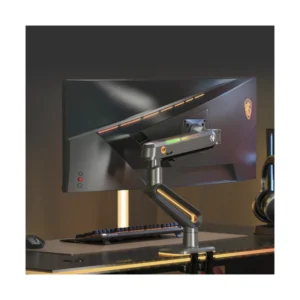 Brazo Soporte Para Monitor North Bayou J6 (1119781093) Gaming, Rosado, Rack Base, Para 32" A 60", De 2Kg Hasta 20Kg, Altura Ajustable, Luz Rgb - Imagen 5