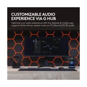Auricular Inalambrico Astro A50 X (939-002126) Gaming, Negro, Omni-Platform, Base Station, Bluetooth, Hdmi 2.1 4K 120Hz Vrr, Bateria De 24 H - Imagen 5