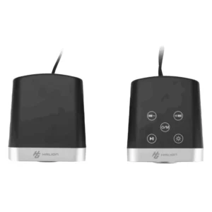 Parlante Halion (Ha-S272) 6W, Negro, Bluetooth, Cable Dual Usb/Usb-C, Led-Rgb - Imagen 6