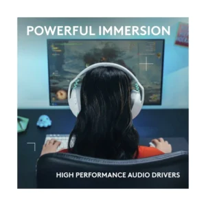 Auricular Inalambrico Logitech G321 Lightspeed (981-001568) Blanco, Bluetooth, Microfono De 16 Khz, Ajuste Y Comodidad Dinamicos, Bateria Mas De 20H - Imagen 6