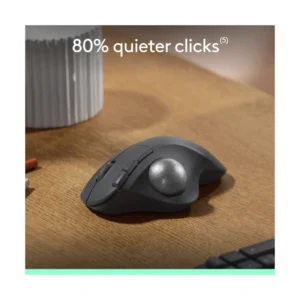 Mouse Inalambrico Logitech Ergo M575S (910-007031) Grafito, Bluetooth, Modo Trackball, Control Comodo Con El Pulgar, Seguimiento Preciso Y Fluido - Imagen 7