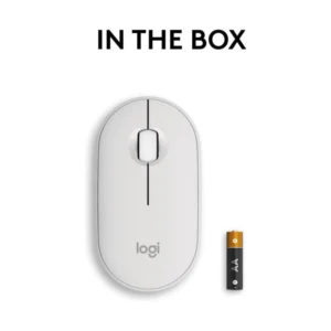 Mouse Inalambrico Logitech Pebble Mouse 2 M350S (910-007047) Blanco, Bluetooth, Ligero, Personalizable, Clicks Discretos, Easy-Switch, Recargable - Imagen 7