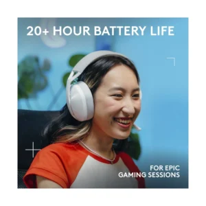Auricular Inalambrico Logitech G321 Lightspeed (981-001568) Blanco, Bluetooth, Microfono De 16 Khz, Ajuste Y Comodidad Dinamicos, Bateria Mas De 20H - Imagen 7