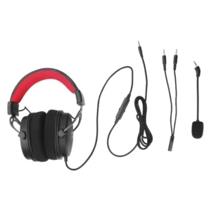 Auricular Redragon Cragblade (H541) Gaming, Negro, Microfono Removible, Jack X2, Led-Rgb - Imagen 7