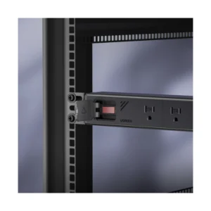 Regleta Ugreen 8 Tomas S111 (25354) Negro, Montaje En Rack, 1875W, 15A, Sobretensiones Pdu, On/Off Switch - Imagen 7