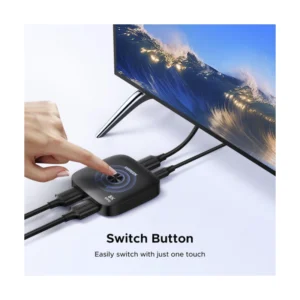 Switch Hdmi 2 X 1 Ugreen Aw700 (65877) 8K @60Hz, 2.1, Dolby Atmos 48Gbps, Trasmite Una Sola Imagen De Diferentes Equipos - Imagen 8