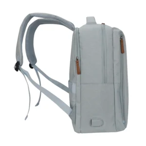 Mochila Para Laptop Teros City Iii (Te-9047Sk) Azul Claro, Dos Bolsillos Frontales Con Cremallera Oculta, Hasta 15.6" - Imagen 3