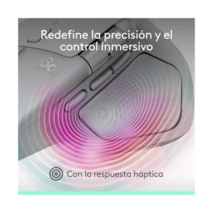 Mouse Inalambrico Logitech Mx Master 4 (910-007566) Blanco, Bluetooth, Ergonomico Con Retroalimentacion Haptica, Desplazamiento Ultrarrapido - Imagen 3