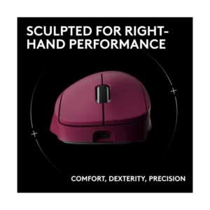 Mouse Inalambrico Logitech G Pro X Superlight 2 (910-006796) Magenta, Lightforce, Sensor Hero 2, 44000 Dpi, 60G - Imagen 3