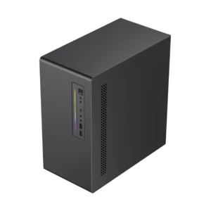 Case Halion Office (6528) Con Fuente De 600W, Negro, Micro-Atx, X1 Fan - Imagen 4