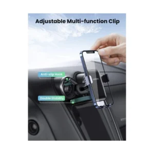 Soporte De Celular Gravitacional Ugreen Lp274 (30401) Negro, Para Telefono Movil, Para Rejilla De Ventilacion Del Coche, Aluminio, Rotacion 360 Grados - Imagen 3