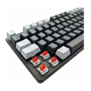 Teclado T-Dagger Bora Lite Rainbow 80% (T-Tgk313Bg-Lit-Sp) Gaming, Negro Con Gris, Mecanico, Switch Rojo, Led-Rgb - Imagen 4