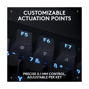 Teclado Logitech G Pro X Tkl Rapid 80% (920-013131) Negro, Mecanico, Switch Magneticos Con Rapid Trigger, Rueda De Volumen Y Botones Multimedia, Rgb - Imagen 4