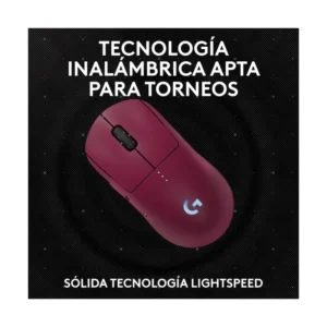 Mouse Inalambrico Logitech G Pro 2 Lightspeed (910-007308) Magenta, Lightforce, Sensor Hero 2, 44000 Dpi, 80G - Imagen 5