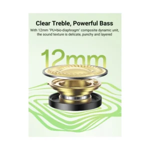 Auricular Bluetooth Ugreen Hitune P3 Ws207 (45110) Blanco, Bluetooth 5.4, Diafragmas Con Enc, Cancelacion De Ruido, Hasta 28 Horas - Imagen 5
