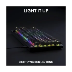 Teclado Logitech G Pro X Tkl Rapid 80% (920-013131) Negro, Mecanico, Switch Magneticos Con Rapid Trigger, Rueda De Volumen Y Botones Multimedia, Rgb - Imagen 6
