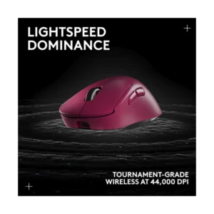 Mouse Inalambrico Logitech G Pro X Superlight 2 (910-006796) Magenta, Lightforce, Sensor Hero 2, 44000 Dpi, 60G - Imagen 6