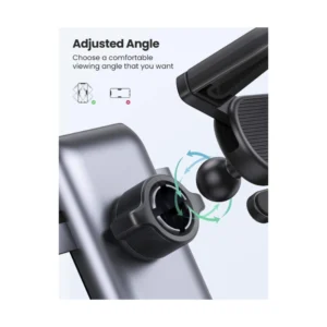 Soporte De Celular Gravitacional Ugreen Lp274 (30401) Negro, Para Telefono Movil, Para Rejilla De Ventilacion Del Coche, Aluminio, Rotacion 360 Grados - Imagen 6