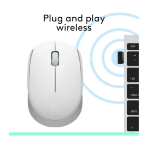 Mouse Inalambrico Logitech M170 (910-006864) Blanco, 1000 Dpi - Imagen 7