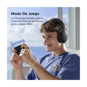 Auricular Bluetooth Ugreen (45018) Negro, 243G Ligero Comodo De Llevar, 80 Horas De Reproduccion - Imagen 8