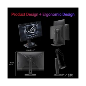 Monitor Gaming Asus Rog Strix 25" (Xg259Cms) Fhd, Fast Ips, Hdmi/Dp, 1Ms, 310Hz, Desenfoque De Movimiento Extremadamente Bajo, Compatible G-Sync - Imagen 9