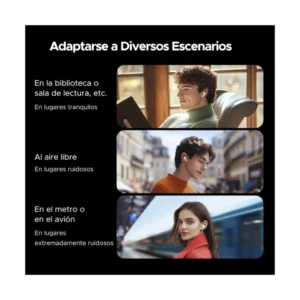 Auricular Bluetooth Ugreen Echobuds Magic Ws211 (55137) Blanco, Pantalla Inteligente Tactil, 12 Funciones Con Un Toque, 6H Para Audifonos, 30H Total - Imagen 11