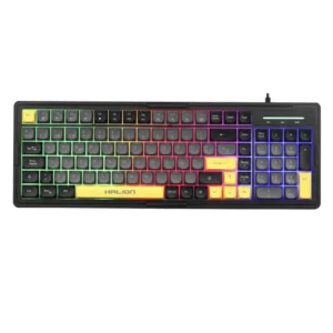 Combo Halion Cobra ( K426C) Gaming, Negro Con Amarillo, Teclado+Mouse, Led Rainbow - Imagen 2