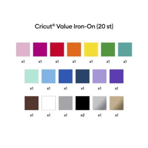 Paquete De Parches Termoadhesivos Value Cricut (2010898) 20 Unidades, Muestrario Arcoiris, Personalizar Textiles Como Camisetas, Mochilas Y Chaquetas - Imagen 3