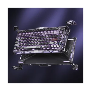 Teclado Gravastar Mercury V75 Pro 75% (Gs V75 Pro_pl) Iron Purple, Magneticos De Efecto Hall, Sondeo De 8 Khz, 0,005Rt, Semi-Aluminio - Imagen 3