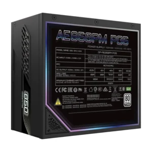 Fuente De Poder Gigabyte Aorus Elite 850W Platinum (Gp-Ae850Pm Pg5) 850W, Platinum, Pcie Gen 5.1, Atx 3.1, Modular - Imagen 3