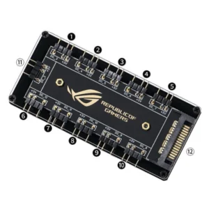 Splitter Hub Argb, 10 Puertos, 5V, 3 Pin, Para Expandir La Capacidad De Iluminacion Led De La Placa Base - Imagen 3