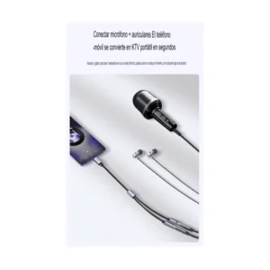 Cable De Usb-C A Jack X2 3.5Mm (Jh-A562A) Negro, Divisor Audio, 25Cm - Imagen 5