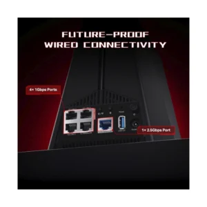 Router Inalambrico Gaming Tp-Link Axe5400 (Archer Gxe75) Wi-Fi 6E, Triple Banda, 4Ghz/574Mbps, 6Ghz/2402Mbps, X4 Lan + X1 Wan 2.5 Gbps, Homeshield - Imagen 4