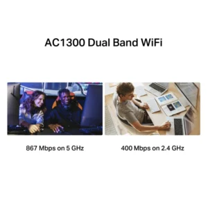 Usb Inalambrico Mercusys Ac1300 (Ma30H) 2.4Ghz/400Mbps, 5Ghz/867Mbps, Antena X1 - Imagen 4