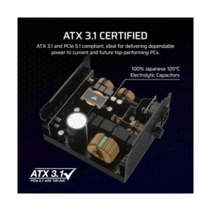 Fuente De Poder Corsair Rm750X (Cp-9020285-Na) 750W, Gold, Atx 3.1 Y Pcie 5.1, Bajo Nivel De Ruido, Modular - Imagen 4
