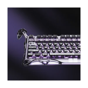 Teclado Gravastar Mercury V75 Pro 75% (Gs V75 Pro_pl) Iron Purple, Magneticos De Efecto Hall, Sondeo De 8 Khz, 0,005Rt, Semi-Aluminio - Imagen 4